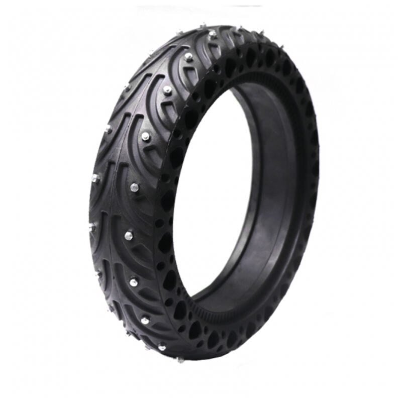 Anvelopa 8.5 inch plina cauciuc de zapada cu nituri anti-derapante de iarna, pentru trotineta electrica
